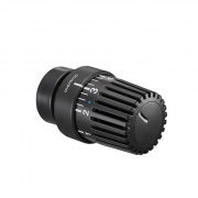 Головка термостатическая Oventrop Uni LH - M30x1.5 (0-28°C, цвет антрацит, с декоративным кольцом)