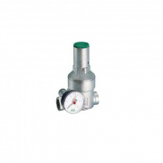 Регулятор давления FAR 2855 - 1/2" (ВР/ВР, настройка 1-6 бар, Tmax 70°C, PN25, манометр, цвет хром)