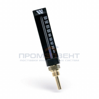Термометр спиртовой WATTS MTG - 1/2" (шкала 0-160 °C, длина погружной трубки 63 мм)