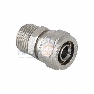 Переход на наружную резьбу VALTEC VTm.301 - 20 x 1/2" (винтовой, для металлопластиковых труб)