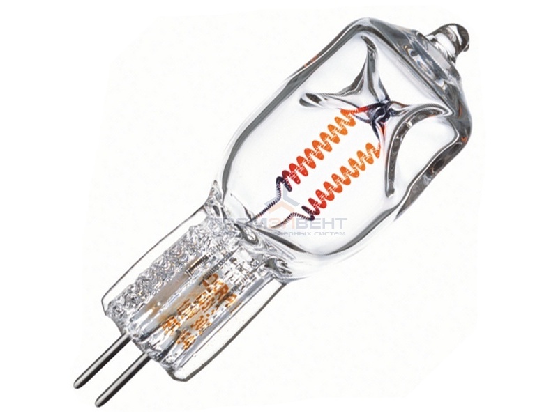 Лампа специальная галогенная Osram 64514 CP/96 300W 120V GX6.35 8100lm 75h d18.5x53mm