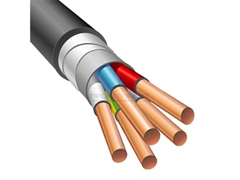 Кабель силовой бронированный ВБбШв 5х4 ГОСТ 31996 (Электрокабель НН)