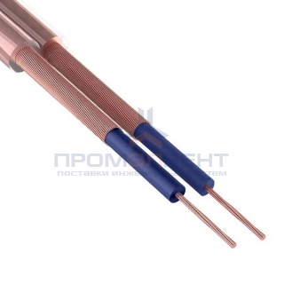 Кабель ШГЭС-2 LT Rexant SILICON плоский прозрачный