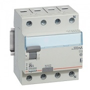 УЗО Legrand TX3 ВДТ 4П 25А 300мА тип AC