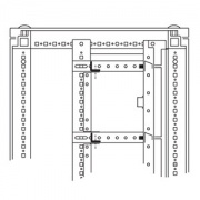 Объединительные панели для секций шкафов DAE/CQE, 600мм, 1 упаковка - 5шт.